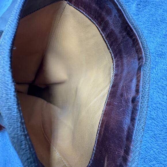 Cole Haan English Style Riding Boots Women's 6.5 B Canvas Leather 16" - Picture 3 of 8